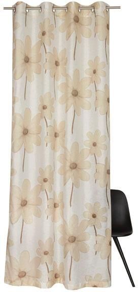 Vorhang ESPRIT "Powerplant" Gr. 3, beige, B:140cm H:250cm, Baumwolle, Polyester, Gardinen, Vorhang, Maßanfertigung