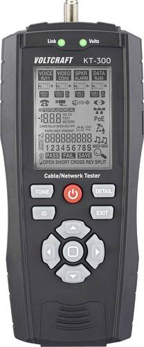 VOLTCRAFT KT-300 LAN Kabel Tester Speed Erkennung, PoE Diagnose, Port Lokalisierung, Längenmessung, Mapping