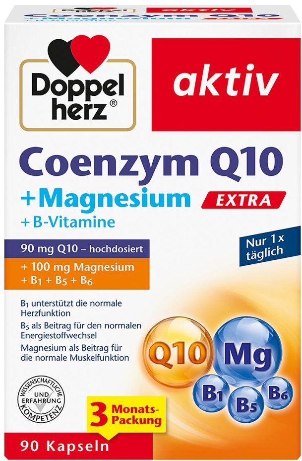 Doppelherz Coenzym Q10 Extra+magnesium Kapseln 90stk