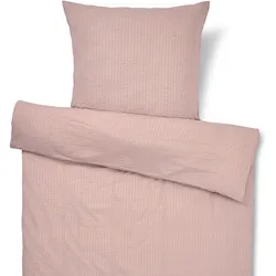 Tchibo - Seersucker-Bettwäsche - rosé