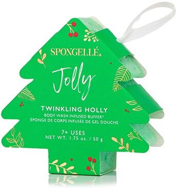 Spongelle Spongellé Jolly Body Wash Infused Buffer, Twinkling Holly 50g