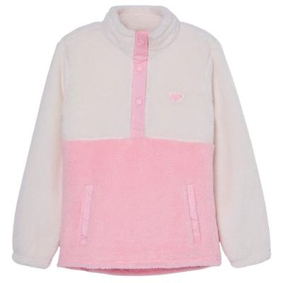 Roxy - Kid's Winter Flora Girl - Fleecepullover Gr 12 Years - L rosa/grau