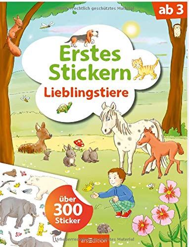 Erstes Stickern Lieblingstiere: Mit über 300 Stickern (Mein Stickerbuch) - Preis vom 30.09.2026 09:01:18 h