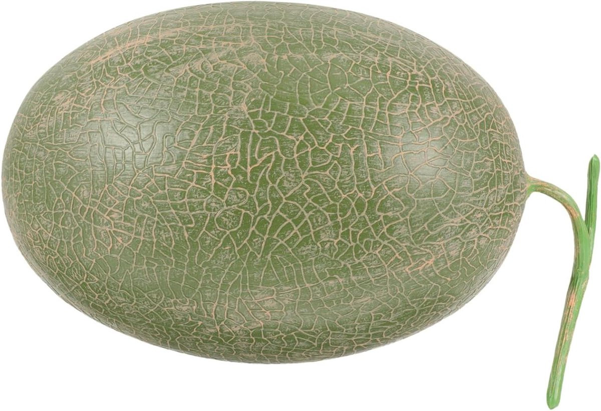 Realistische kunstmatige cantaloupe voor keuken decoratie - Groen - 30 x 16 cm