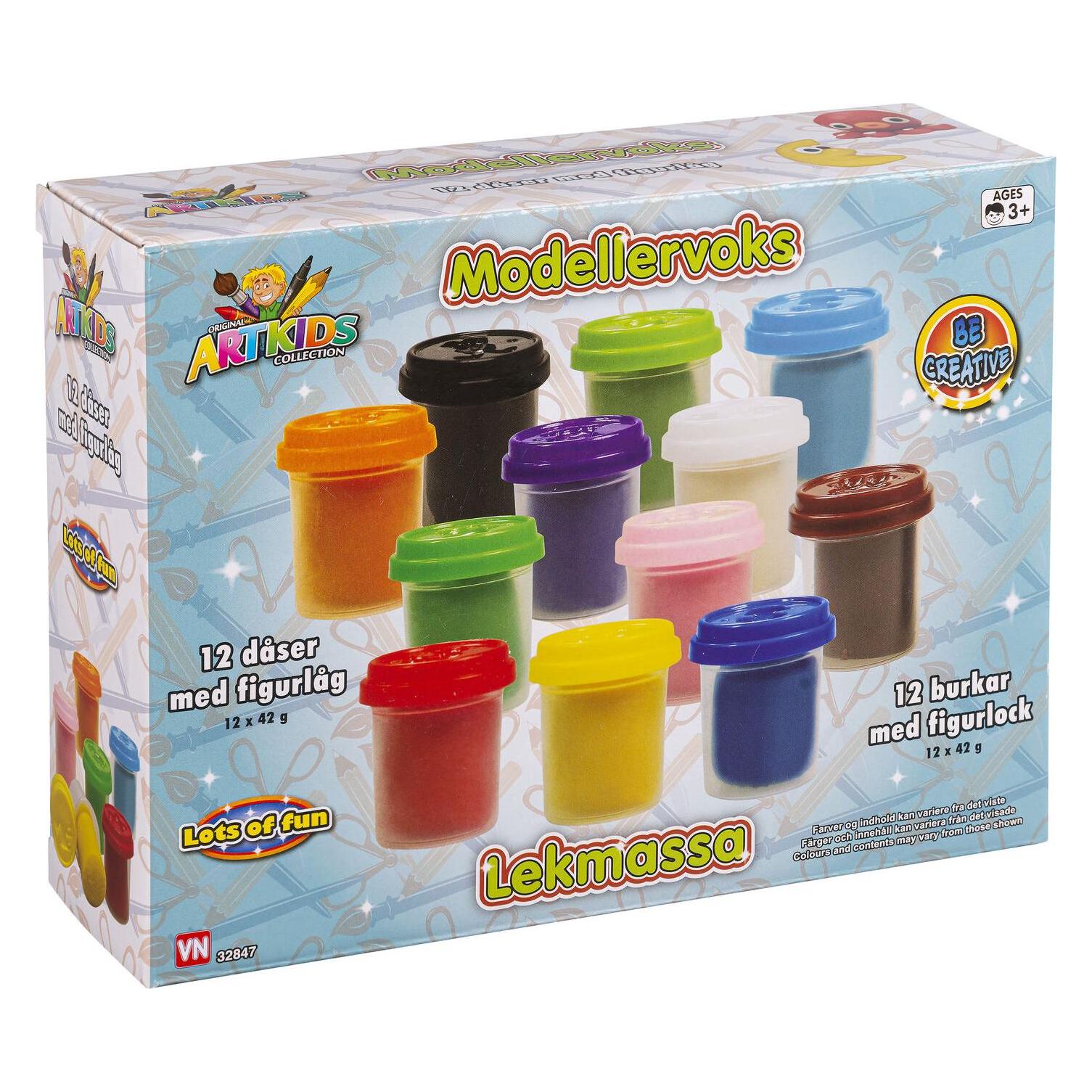 ArtKids - 12 Cans Clay (32847) (32847)