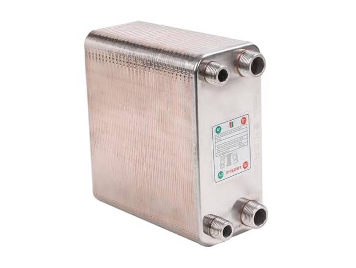 Plattenwärmetauscher, Platten Wärmetauscher Würzekühler Edelstahl Homebrew Brewing Bierkühler Gegenstromkühler Wassererwärmung(60Plates)