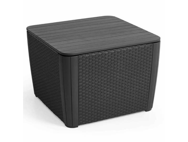 Keter Table d'appoint de jardin Luzon+ Graphite 241664 422803
