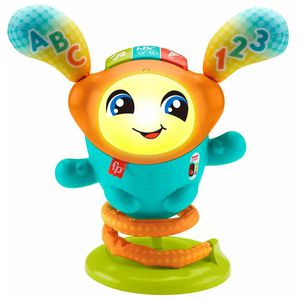 Fisher-Price Lernspielzeug HJP94, Dj Hüpfi, ab 9 Monate, interaktiv Zahlen & Buchstaben lernen