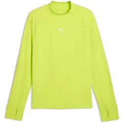 PUMA Run Brightstride Cloudspun langarm Laufshirt Herren 55 - sunny lime L