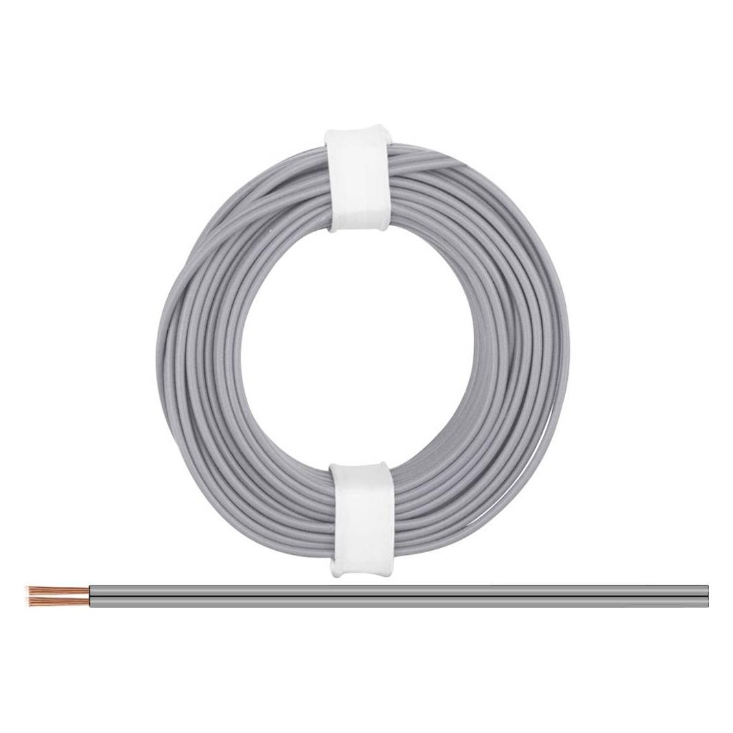 Donau ZWILLINGSLITZE 0,14 / 5m grau-grau (5 m) (218-99)
