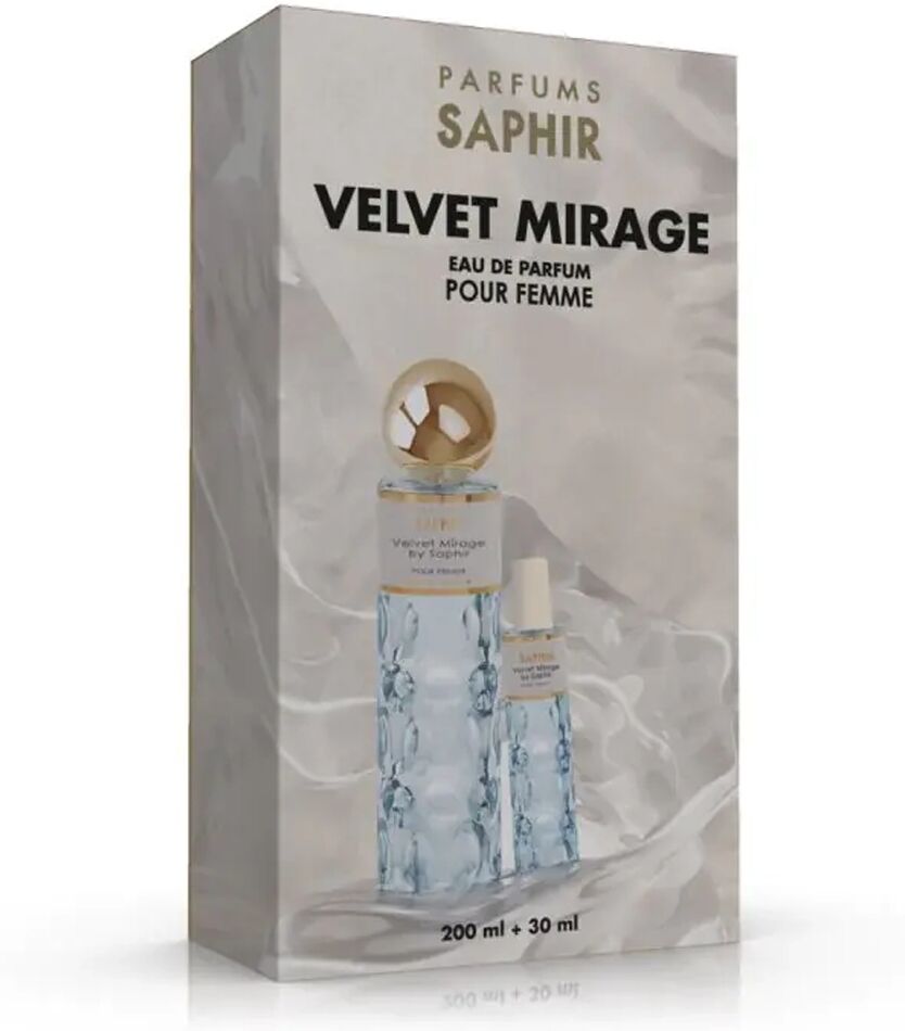 Saphir Box profumo Velvet Mirage da 200 ml + 30 ml Eau de parfum