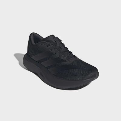 Laufschuh ADIDAS PERFORMANCE "ADIZERO PACER", Herren, Gr. 46, core schwarz, core schwarz, carbon, Synthetik, Textil, Schuhe Laufschuh, inspiriert vom Design des adizero Evo SL