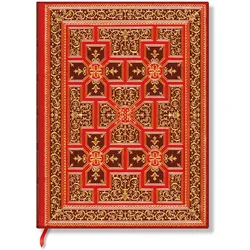 Paperblanks, Heft + Block, Hardcover Notizbuch Rosenkriege Ultra LIN (Liniert, Harter Einband)