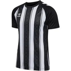 hummel hmlMATCH Striped Fußballtrikot 2114 - black/white 152