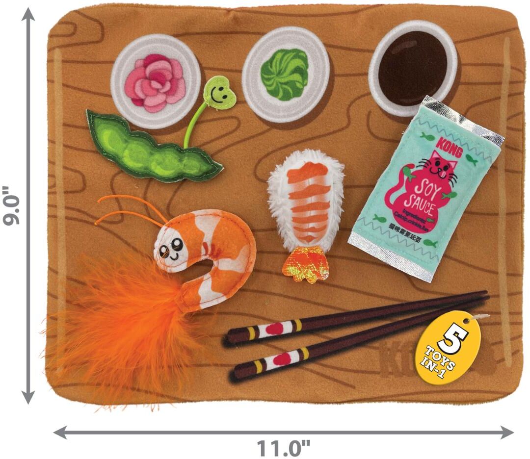 Kong Cat Pull a Partz Sushi Gioco Gatto 5PZ