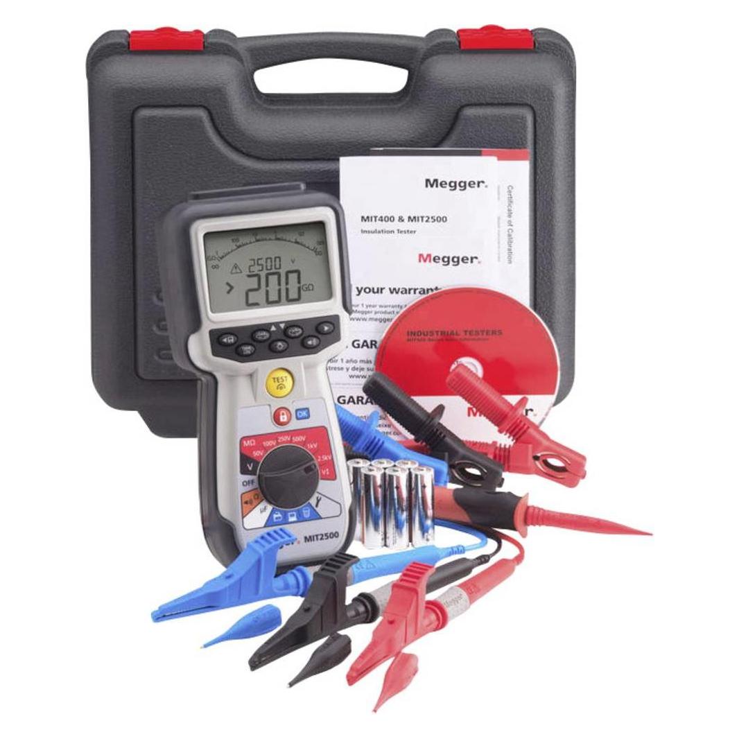 Megger Isolationsmessgerät MIT2500 50 V, 100 V (CAT IV 600V, Kabeltester) (1004-745)