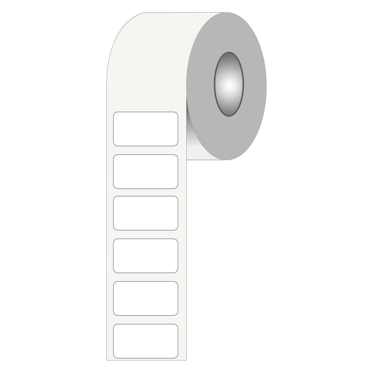 Brady BPT-659-498, Vinylgewebe, Weiss, wiederablösbar, 25.40 x 12.40 mm (1000 E.) (30.48 mm) (BPT-659-498)