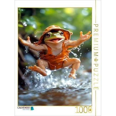 CALVENDO Puzzle Frösche | 1000 Teile Lege-Größe 64x48cm Foto-Puzzle für glückliche Stunden, Sonstige von , Calvendo Puzzle