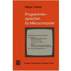 Programmiersprachen für Mikrocomputer, Fachbücher von Wolfgang J. Weber, Karl Hainer