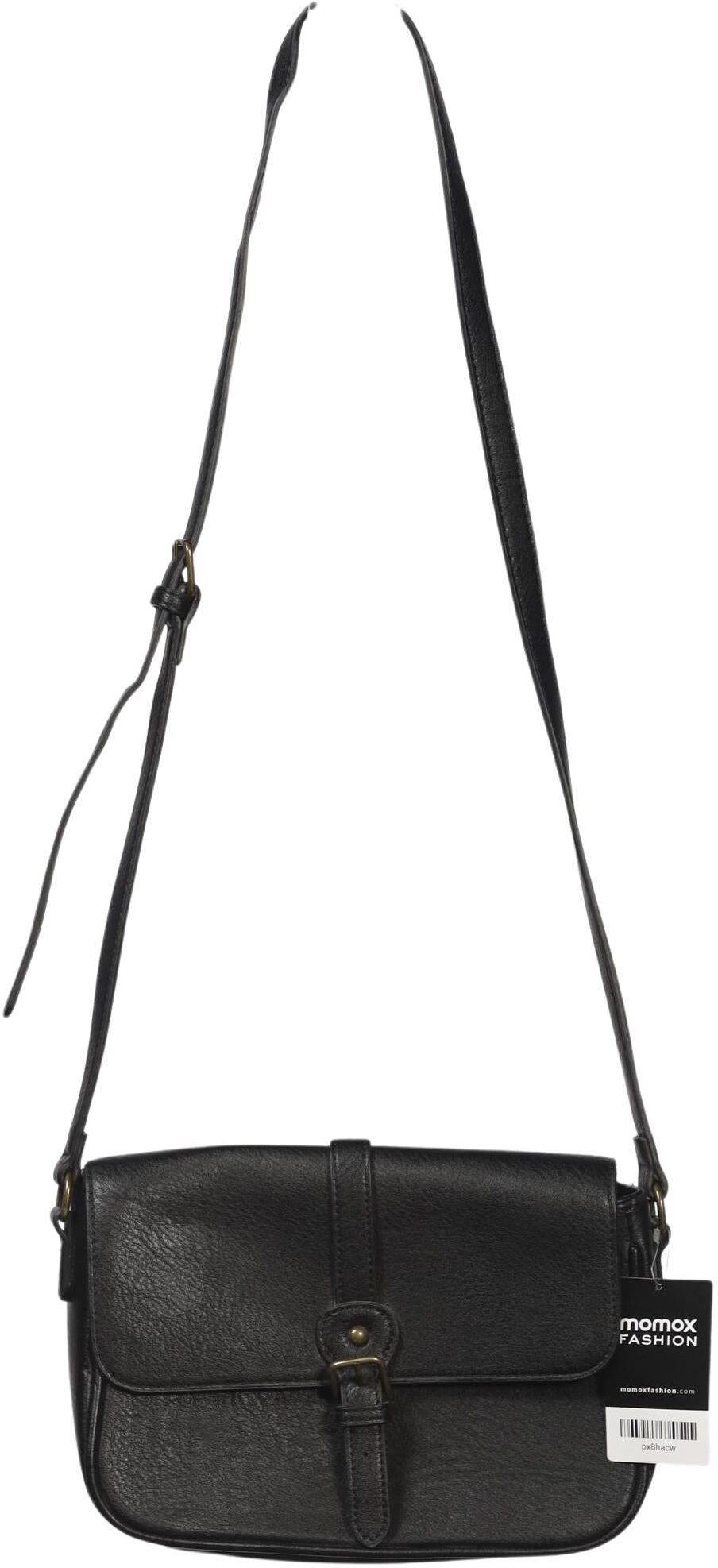 Anna Field Damen Handtasche klein, Schwarz, Kunstleder - Second Hand