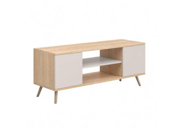 TV-Schrank FOCUS 155 cm, skandinavischer Stil, Holzbeine - Kaszmir Nagano