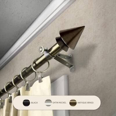 InStyleDesign Summit Adjustable Curtain Rod