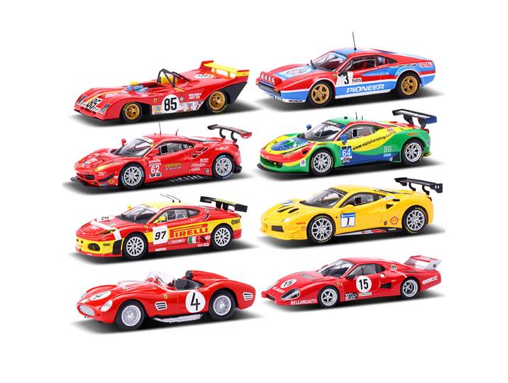 Modèle de voiture en alliage Bburago pour collectionneur, modèle de voitures de rallye en alliage Bburago 1:43, modèle de voiture pour garçon, voitures jouets Ferrari