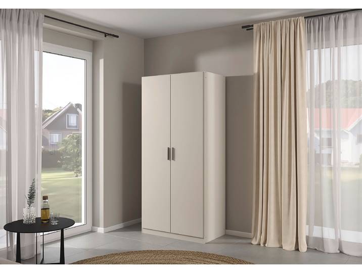 Drehtürenschrank Palermo 91cm Beige/Kaschmir