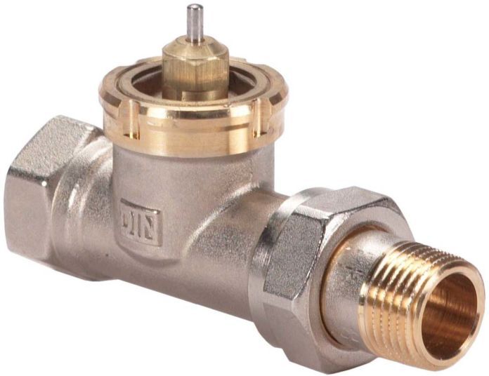 Danfoss Ventilgehäuse RAV 15/8 013U0017 R1/2, Durchgang, matt vernickelt