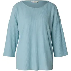 Tchibo - Shirt mit Struktur - Damen - Gr. XL - hellblau
