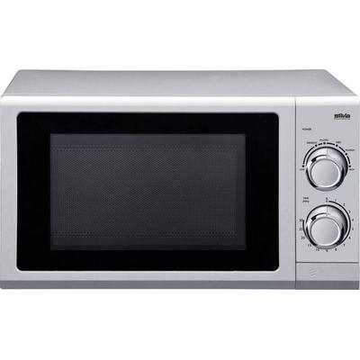 Silva MW-U 25.4 Mikrowelle Silber 700 W Einbaufähig, für Lebensmittel, kabelgebunden, Timerfunktion, Sichtfenster