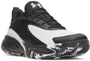 Under Armour Lockdown 8 (Men's) Athletic in Black/White, Size 12.5 M, Leather/Rubber/Synthetic