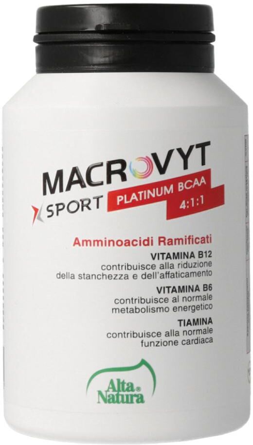 ALTA NATURA-INALME Srl Macrovyt, Sport Platinum BCAA 4:1:1, 100 Compresse