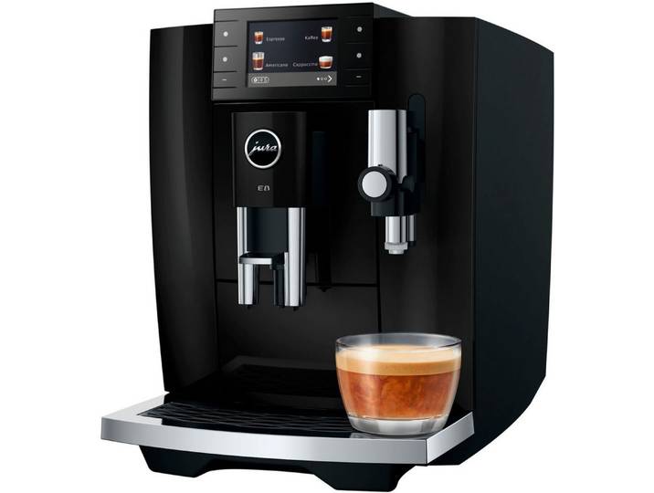 JURA Kaffeevollautomat 15745 E8 (ED), Piano Black, 27 Spezialitäten, WiFi, Hot & Light Brew, Sweet