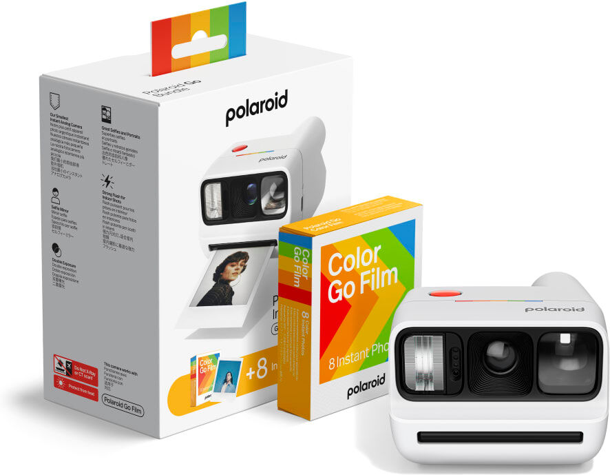 Polaroid Appareil photo instantané everything box go generation 3 Blanc 15x15x15cm