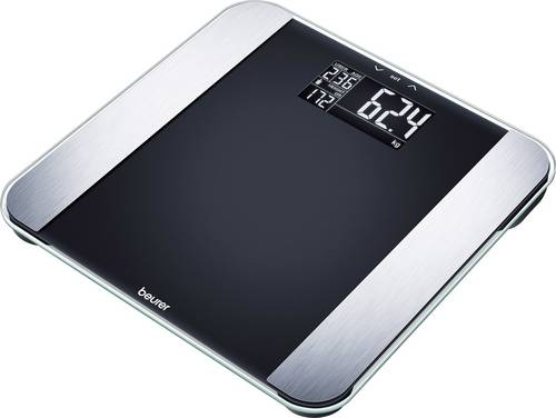 Beurer BF LE Körperanalysewaage 748.17 digital Wägebereich (max.)=150kg Schwarz, Silber