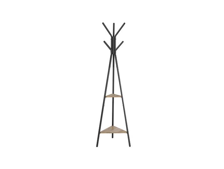Hansiro Garderobenständer, Schwarz, 49.5x179x49.5 cm, Garderobe, Garderobenständer