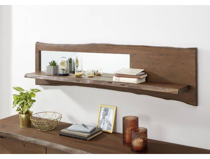 Étagère murale 165x22 Acacia laqué Brun PURE ACACIA #806