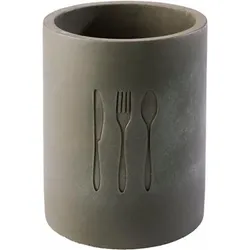 2x APS Besteckbecher SIERRA, Beton, Durchmesser: 110 mm (außen), 95 mm (innen),