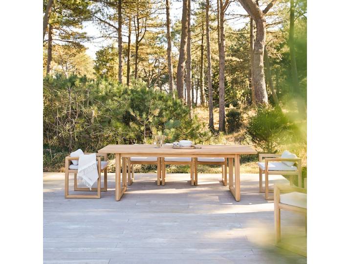Gartentisch Noah aus massivem Teakholz, 245 - Natur
