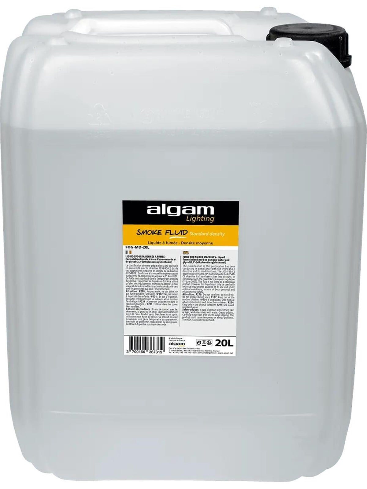 Algam Lighting 20 Liter Nebelfluid - mittlere Dichte