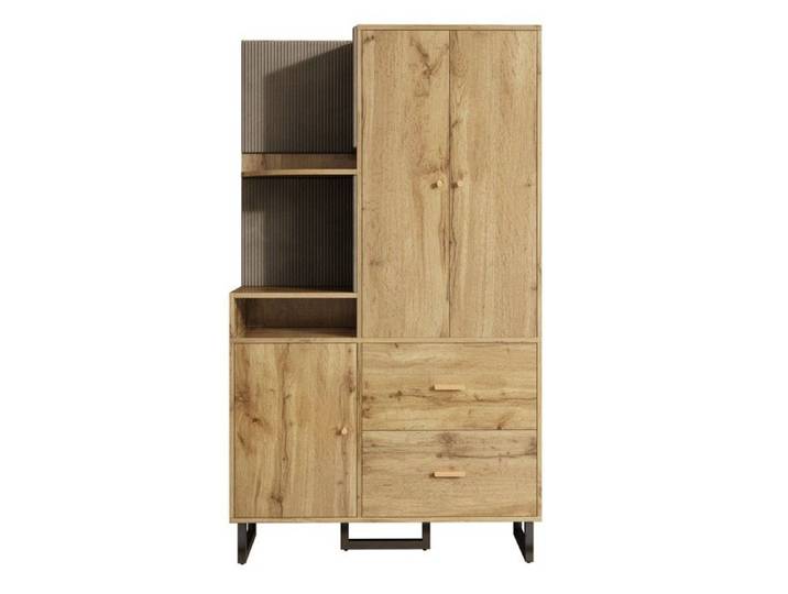 Meuble D'entrée Armoire couloir compacte placard mural étagère rangement chaussures panneaux rembourrés blanc 110x186x38 cm