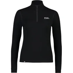 MONS ROYALE CASCADE MERINO 1/4 ZIP WOMEN Longsleeve 2026 black - S