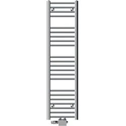 BADHEIZKÖRPER Sahara 300x1400 mm Chrome gerade mit Ventil Universal