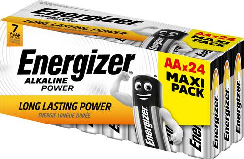 Energizer Power LR06 Mignon (AA)-Batterie Alkali-Mangan 1.5V 24St.