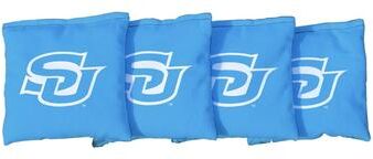 Skip's Garage Southern Jaguars Blue Cornhole Bags