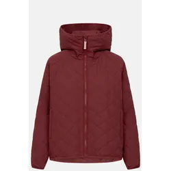Derbe Übergangsjacke Quiltby Short Damen Rot Bordeaux Steppjacke