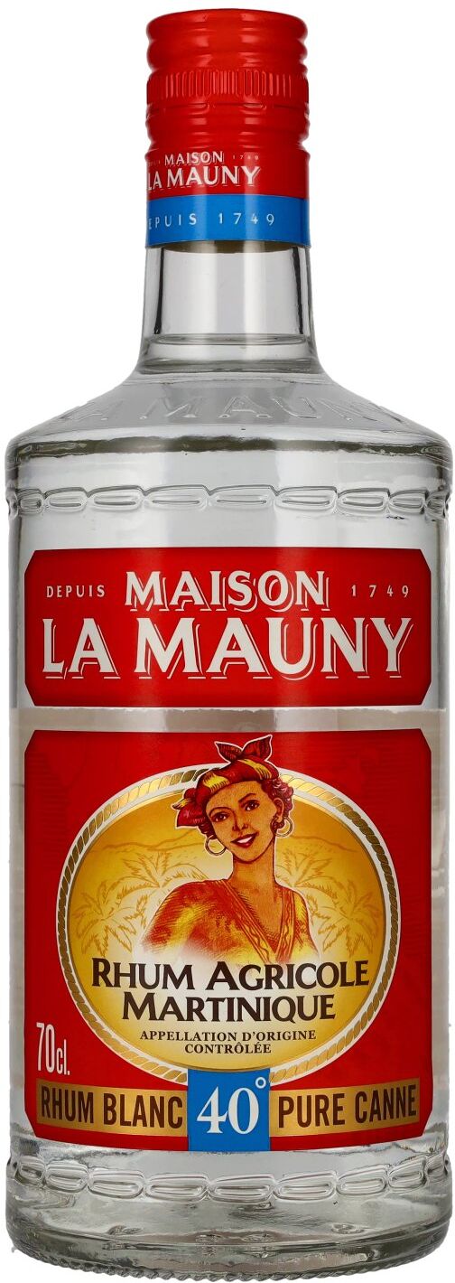 La Mauny Rhum Blanc Agricole Martinique 40% Vol. 0,7l
