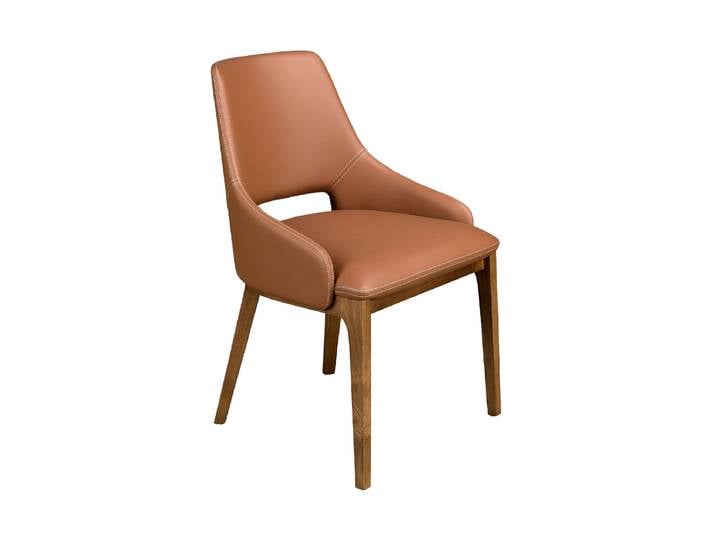 Design Esszimmerstuhl „Adele“ mit Kunstlederbezug Angel Cerdá