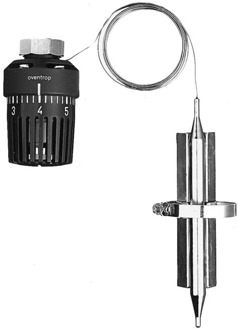 OV Régulateur de température avec sonde à contact + base de conduction thermique 20-50 Gr. ; Oventrop (1142861)